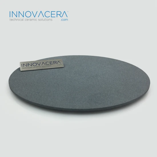 40% Porosity Alumina Porous Ceramic Square Plate for Filter Liquides